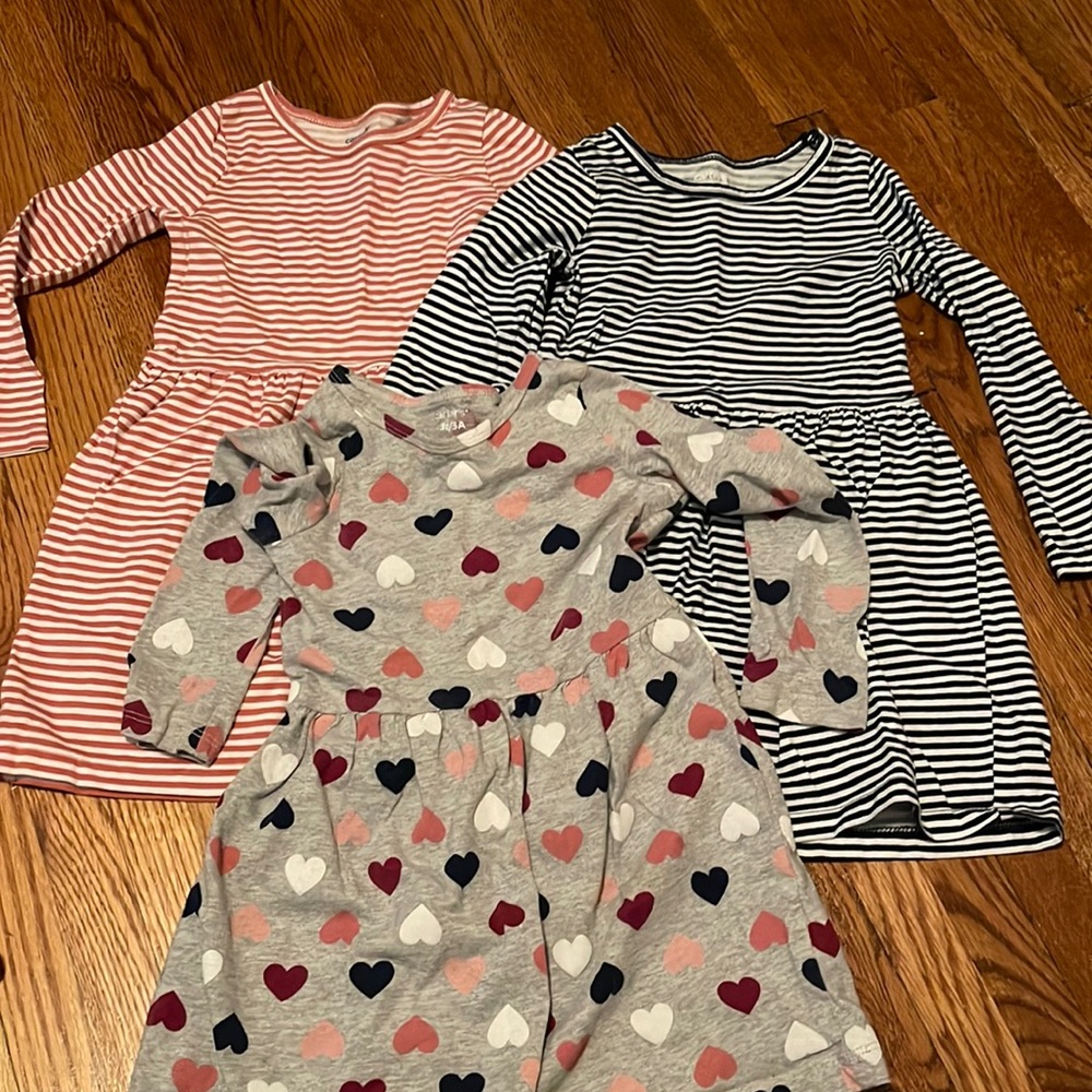 Girls Carters Dress Lot 3T